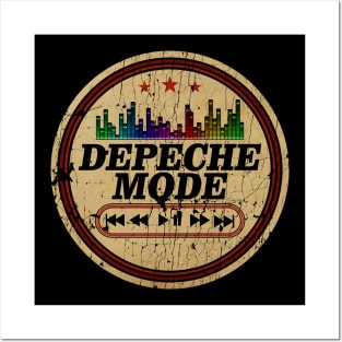 Graphic Depeche Mode Name Retro Distressed Cassette Tape Vintage Posters and Art